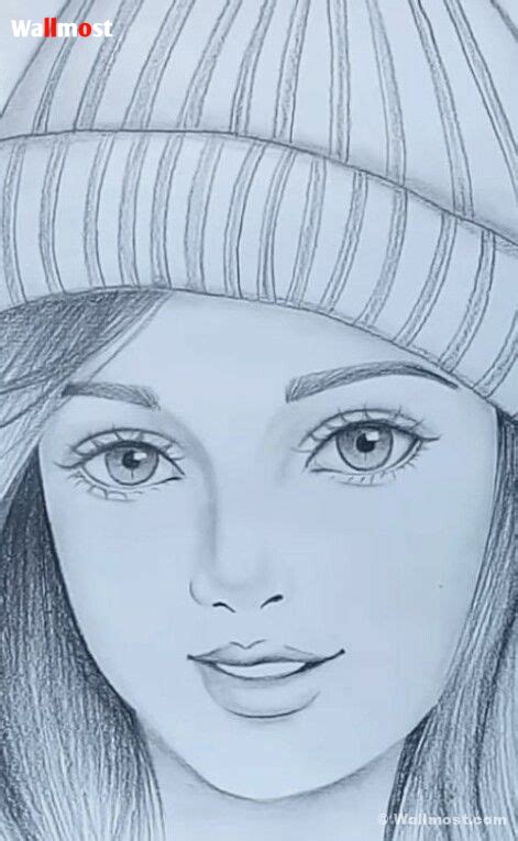 Beautiful Girl Pencil Sketch Drawing | lupon.gov.ph