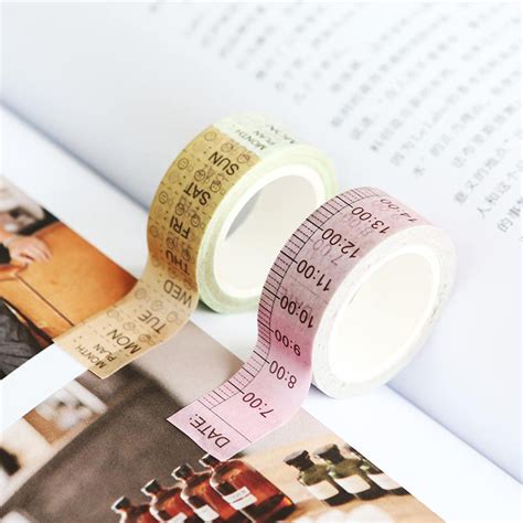 Time Washi Tape week washi tape planner washi tape schedule | Etsy