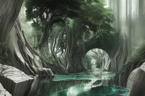 Elven forest: Peaceful stream by Abyssal-Explorer on DeviantArt