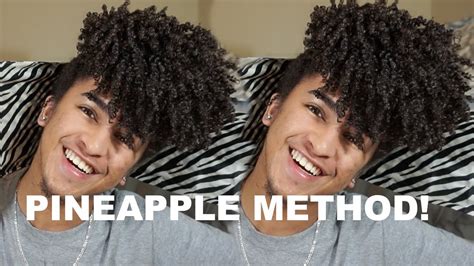 Pineapple Method! | Natural Hair | Men & Women! - YouTube