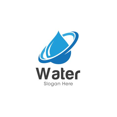 Vector water logo design 02 free download