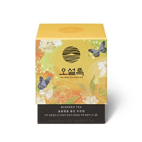 [OSULLOC] JEJU Tangerine flower Blended Tea (10 Teabags)_MEMORY IN JEJU 8801042700376 | eBay | 차 ...