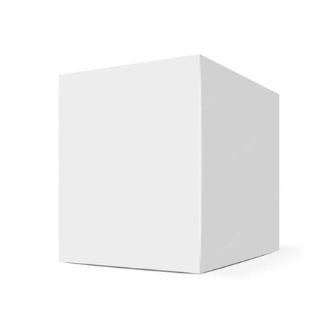 Premium Vector | Isolated box packaging, realistic isolated white background, vector ...