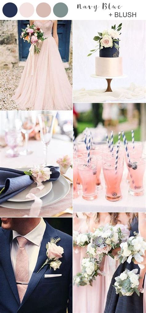 ️ 8 Best Navy Blue Wedding Colors Ideas for 2023 - Emma Loves Weddings | Pink wedding colors ...