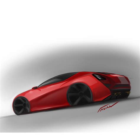 Car Rendering on Behance | Car, Car inspiration, Concept design