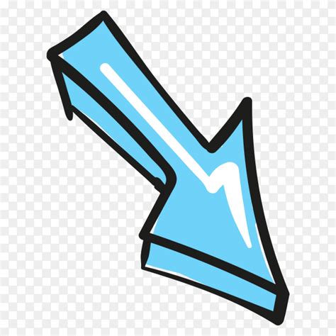 Blue Arrow cartoon premium vector PNG - Similar PNG