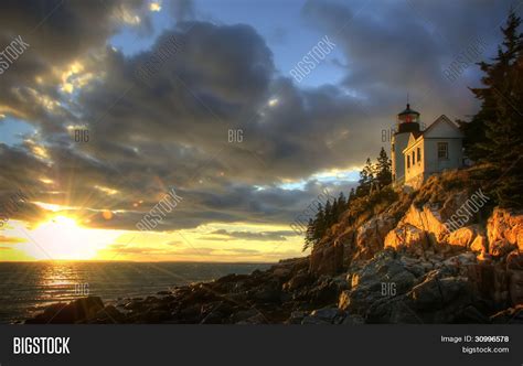 Bass Harbor Lighthouse Image & Photo (Free Trial) | Bigstock