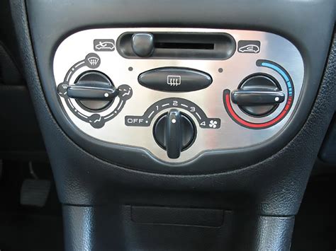 PEUGEOT 206 CLIMATE CONTROL PANEL COVER - autoCOVR | quality crafted automotive steel covers