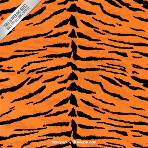 Free Vector | Tiger print background