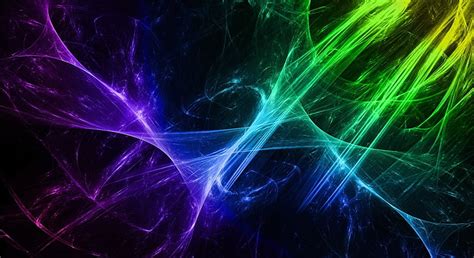 HD wallpaper: Rainbow Aura Glow HD, purple, blue, and green abstract graphic wallpaper ...