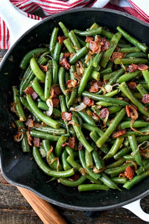 Green Beans with Bacon Recipe-Butter Your Biscuit