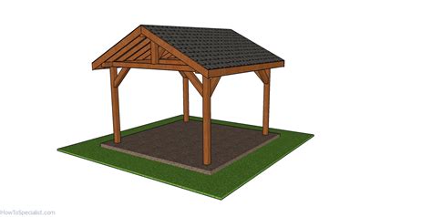 12x12 Outdoor Pavilion - Free DIY Plans | HowToSpecialist