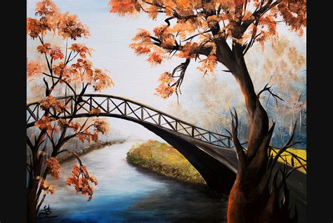 Autumn Bridge — Michelle the Painter