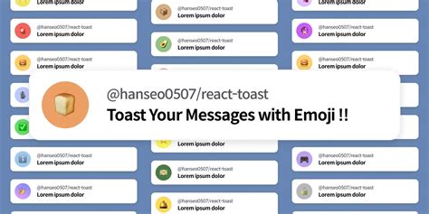 Toast Your Messages With Emoji | Reactscript