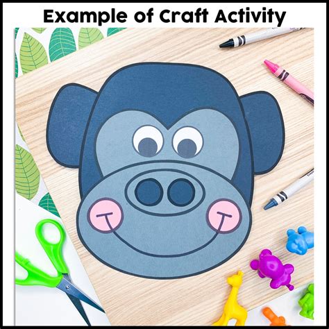 Gorilla Craft Activity - Crafty Bee Creations