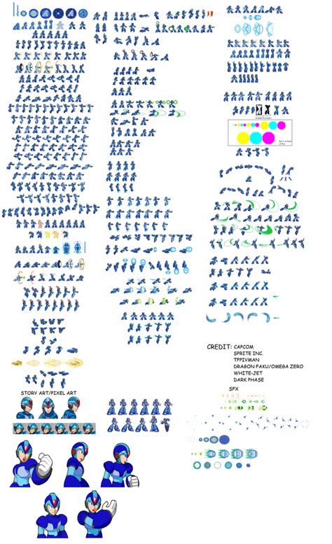 Ultimate Megaman X Sprite Sheet by tfpivman on DeviantArt