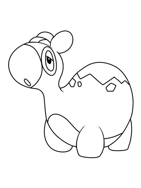 Numel Pokemon coloring page - Download, Print or Color Online for Free