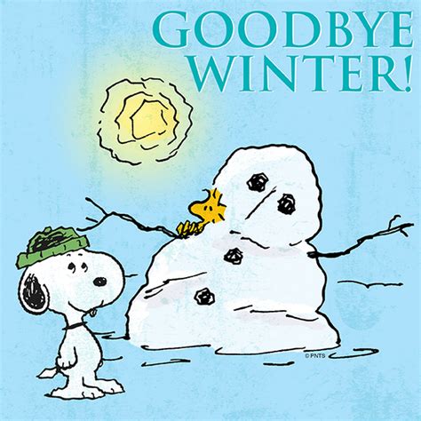 Goodbye Winter Snoopy Quote Pictures, Photos, and Images for Facebook, Tumblr, Pinterest, and ...