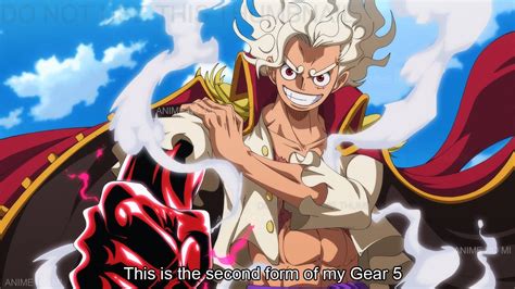 Luffy Gear 5's Second God Form Transformation - One Piece - YouTube