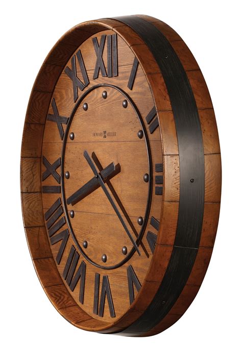 Wine Barrel Wall Wall Clock from Howard Miller (625453) | Coleman Furniture