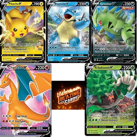 Buy 5 Pokemon V Cards - No Duplicates - Ultra Rare Pokemon Pack - Rare ...