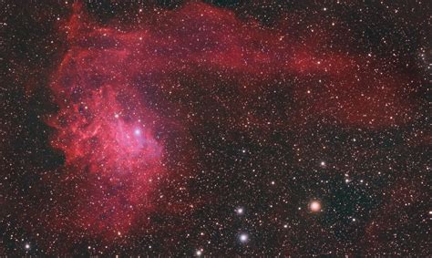 IC405 The Flaming Star Nebula in Auriga - VisibleDark