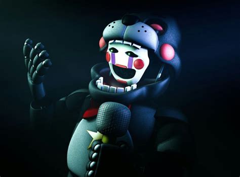 a creepy clown holding a microphone in the dark