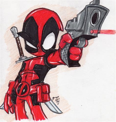 Chibi Deadpool Wallpaper - WallpaperSafari