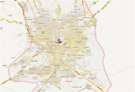 Riyadh Map - Saudi Arabia