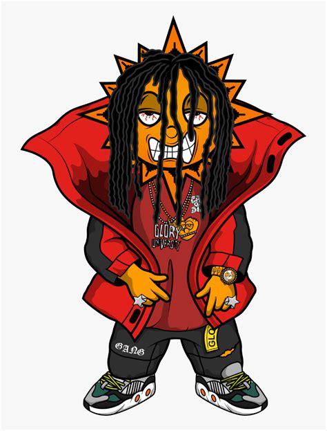 Chief Keef Glo Gang Logo, HD Png Download , Transparent Png Image - PNGitem