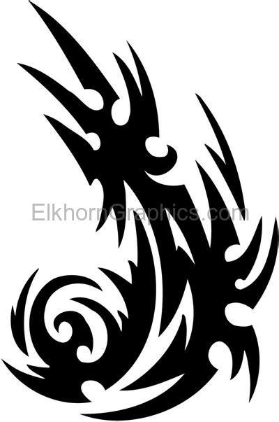 Tribal Sticker Sticker 186 - Tribal Stickers | Elkhorn Graphics LLC