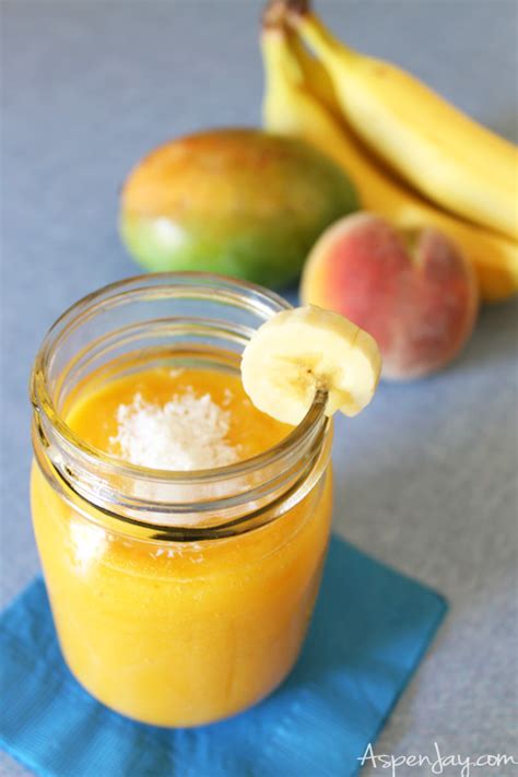 Mango Coconut Smoothie - Aspen Jay