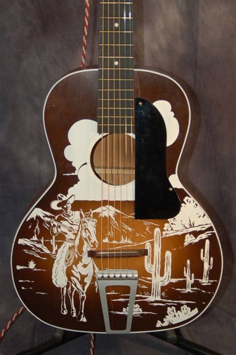 #Western #New | Guitar artwork, Used guitars, Guitar art