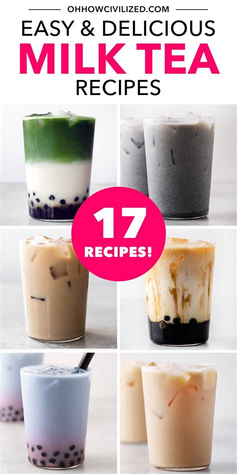 17 Best Milk Tea Recipes - Oh, How Civilized