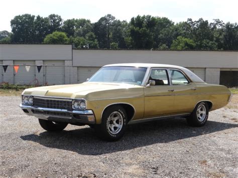 1970 Chevrolet Impala Gold 4 Door Sedan 4 Door 70 V8 Edelbrock 85k ...