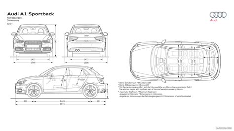 Audi A1 Sportback | 2015MY | Dimensions