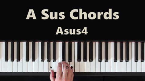 How To Play A Sus Chord On Piano - Chord Walls