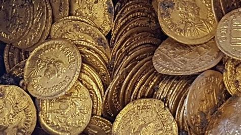 Roman gold coins found in basement of theater