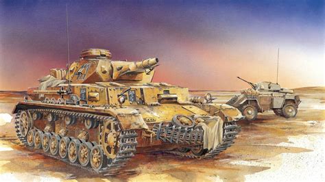 Las Cosicas del Panzer — Panzer IV DAK con vehiculo de exploracion Humber | Panzer iv, Wwii ...