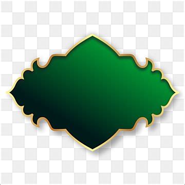 Green Islamic Banner Shape, Green, Islamic, Banner Shape PNG Transparent Image and Clipart for ...