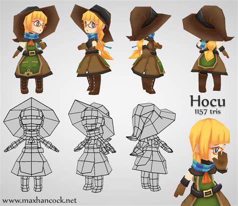 Max Hancock: Character Artist | Low poly character, Character design, Low poly models