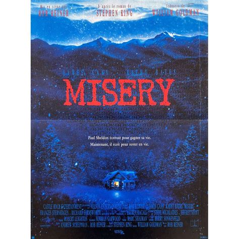 MISERY French Movie Poster - 15x21 in. - 1990