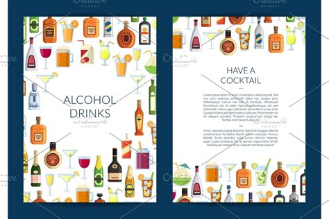 Alcohol Brochure Template | TUTORE.ORG - Master of Documents