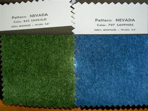 By the Yard Mohair Upholstery Fabric, Multiple Beautiful Colors