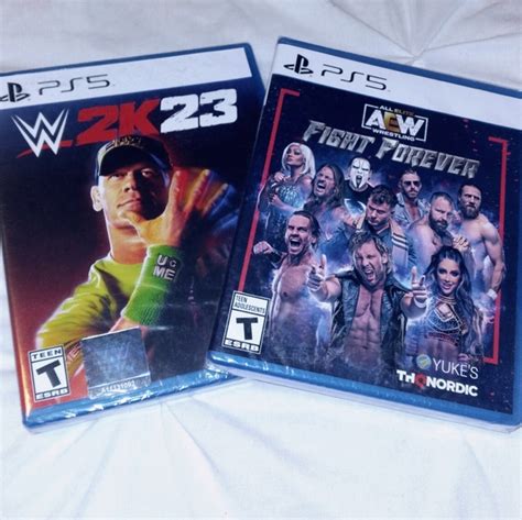 Sony | Video Games & Consoles | Wwe 2k23 Aew Fight Forever Ps5 Game Bundle | Poshmark