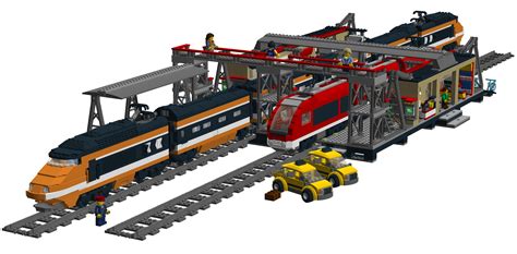 MOC: Lego Train Station 60050 XXL! - LEGO Train Tech | Lego train station, Lego trains, Lego ...