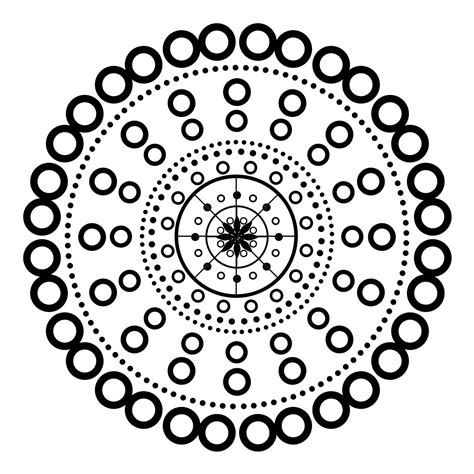 Dot Painting Free Printable Dot Mandala Patterns