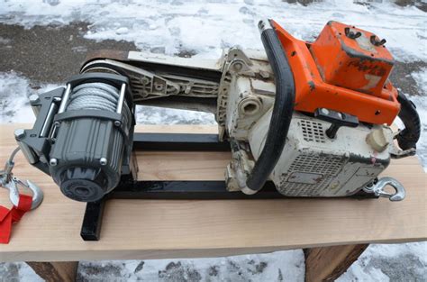 How To Build A Homemade Chainsaw Winch