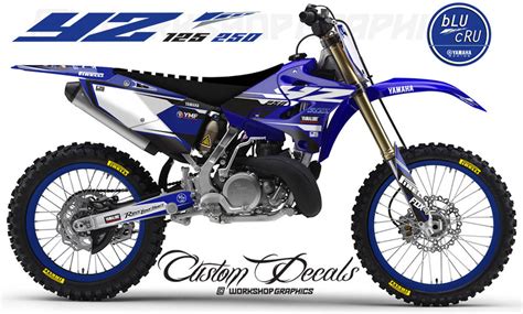 2018 YZ125 YZ250 BluCru MX Graphics kit