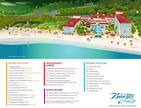 Resort Map | Breezes Resort & Spa Bahamas | Bahamas